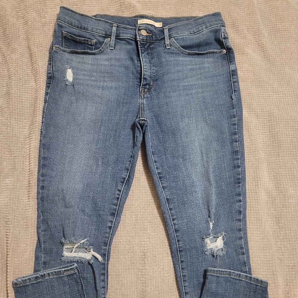 Womens Levi 311 Shaping Skinny Jeans